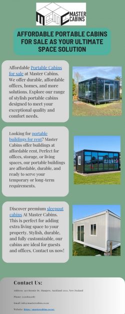 Affordable Portable Cabins for Sale As Your Ultimate Space Solution