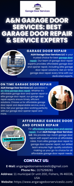 A&N Garage Door Services: Best Garage Door Repair & Service Experts