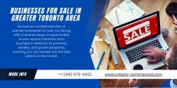 Businesses for Sale in Greater Toronto Area at Ontario Commercial Group