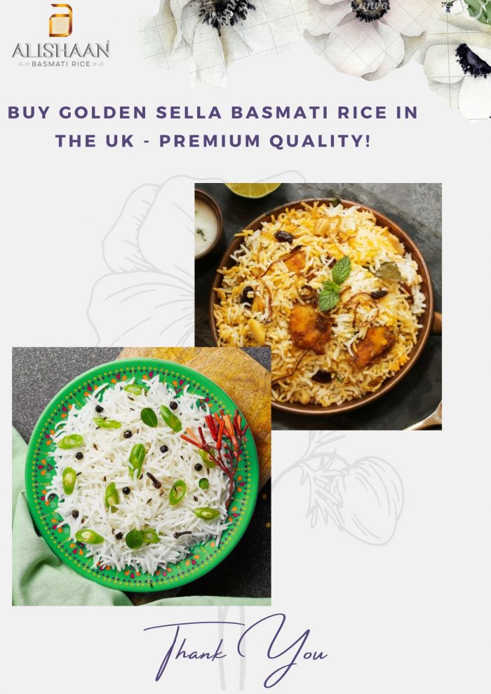 Buy Golden Sella Basmati Rice in the UK – Premium Quality!