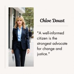 Chloe Doust’s Dedication to Justice and Community Service