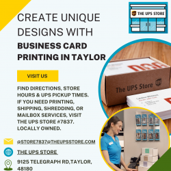 Create Unique Designs with Business Card Printing in Taylor