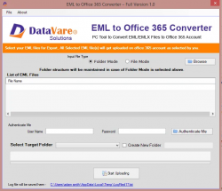 DataVare EML to Office 365 Converter Expert