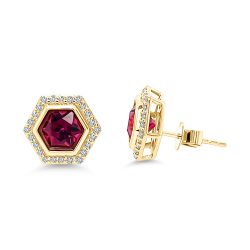 Gold Diamond Earrings