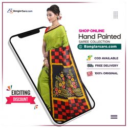 Buy Bengali Hand Painted Sarees Online at Best Price