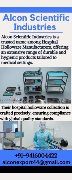 Hospital Holloware Manufacturers in India