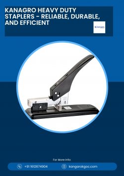 Kanagro Heavy Duty Staplers – Reliable, Durable, and Efficient