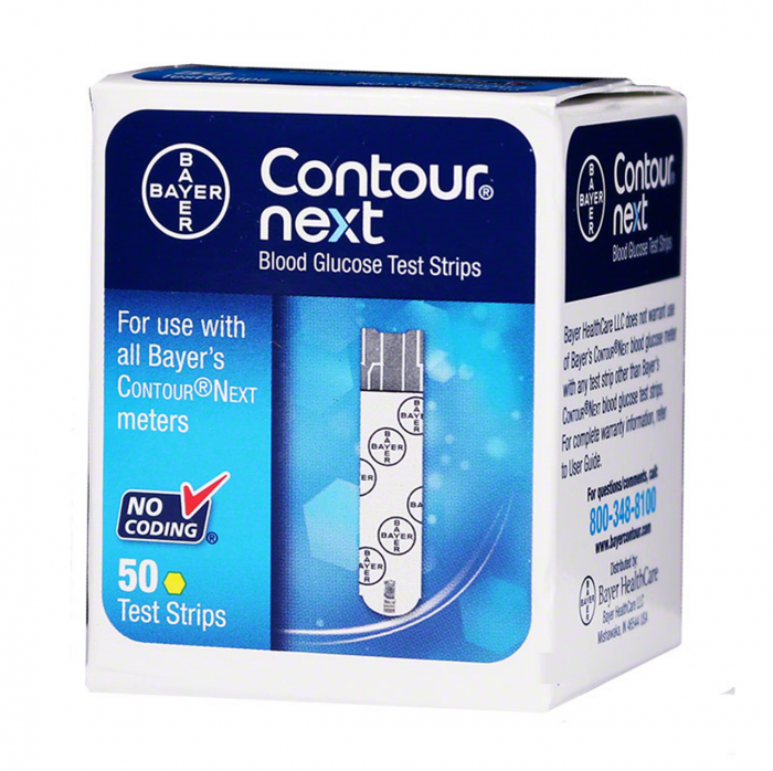 Best Bayer Contour Next Blood Glucose Test Strips 100