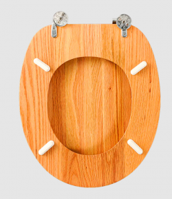 oak natural colour solid wood toilet seat