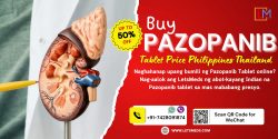 Pazopanib 400 mg Tablet Online Wholesale Price Philippines Thailand Malaysia