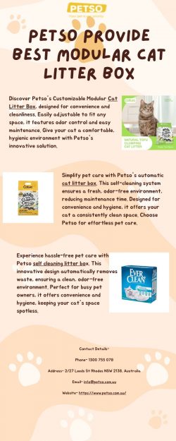 Petso Customizable Modular Cat Litter Box