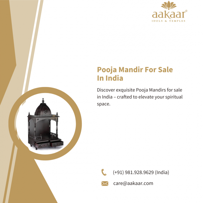 Custom made Pooja Mandir for Sale in India