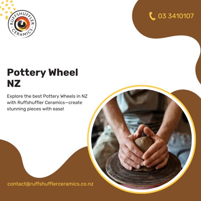 Explore pottery wheel NZ at RuffShuffler Ceramics