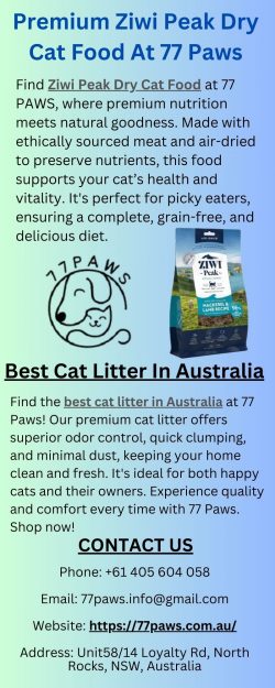 Premium Ziwi Peak Dry Cat Food At 77 Paws