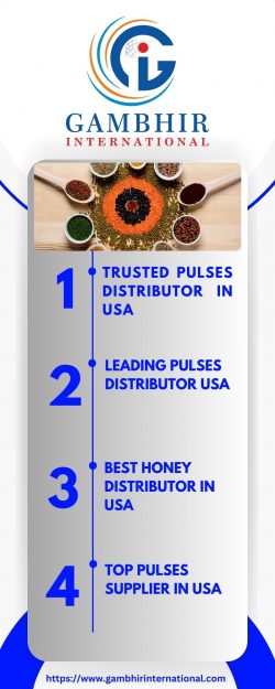 Trusted Pulses distributor in USA | Gambhir International