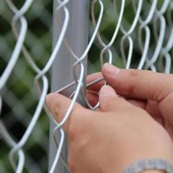 Durable Chain Link Large Dog Kennel Galvanized Outside