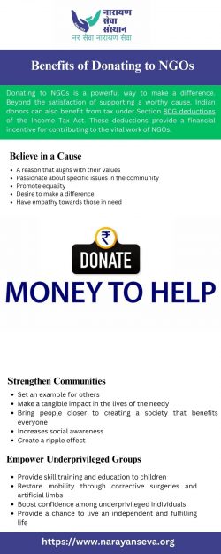 Benefits of Donating to NGOs