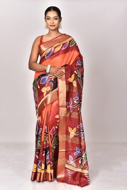 Chanderi Batik Saree