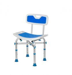 Heavy Duty Height Adjustable Shower Chair with EVA Pad