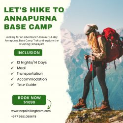 Let’s Hike to Annapurna Base Camp In Nepal