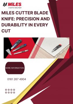 Miles Cutter Blade Knife: Precision and Durability in Every Cut