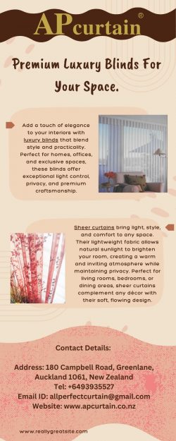 Premium Luxury Blinds For Your Space.