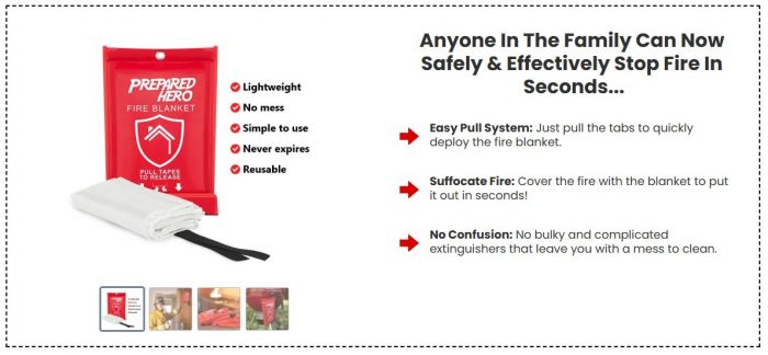Is the Prepared Hero Fire Blanket Safe? Discover Its Uses! [Order Now]