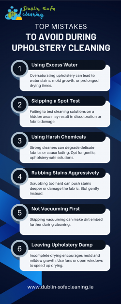 Top Mistakes to Avoid During Upholstery Cleaning