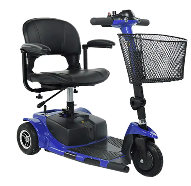 W3331 CE Portable Folding 3-Wheel Mobility Scooter For Seniors