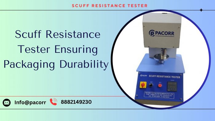 Scuff Resistance Tester Enhancing Packaging Durability and Quality Assurance