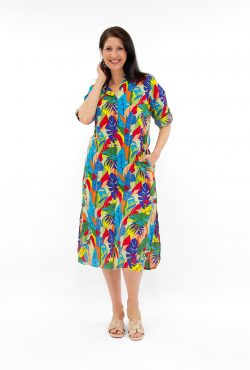 Womens Plus Size Midi Dress