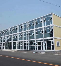 Glass Curtain Wall Container House