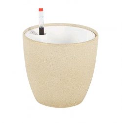 european style desktop sand blast round Flower pot