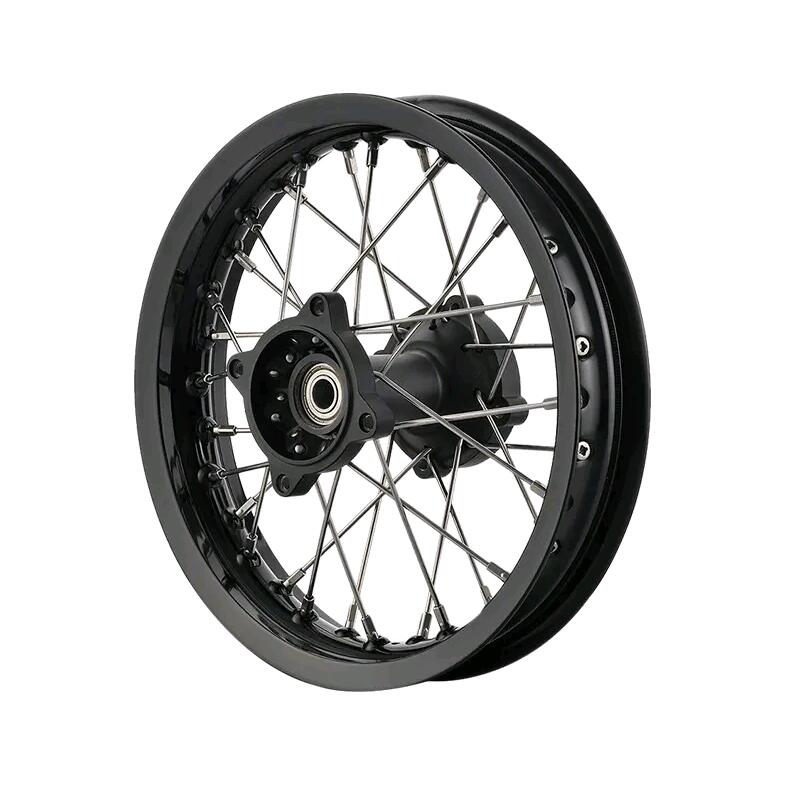Modified motorcycle spoke rim assembly KLX rear wheel