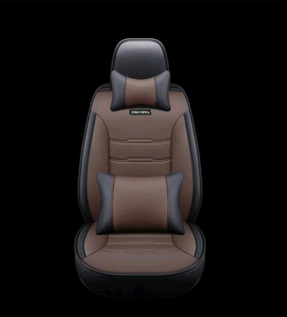 Black And White Ventilated Car Seat Covers Full Set