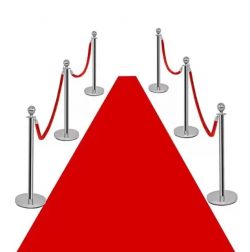 Disposable Red Exhibition Carpet