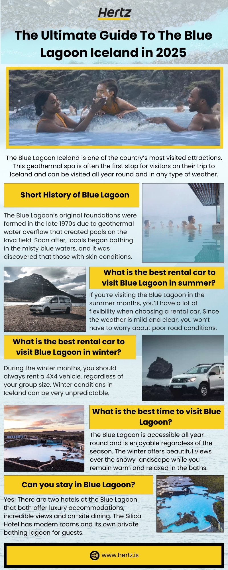 Discover Blue Lagoon Iceland Car Rentals with Hertz Iceland