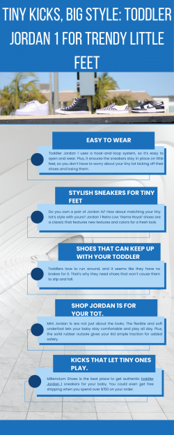 Tiny Kicks, Big Style: Toddler Jordan 1 for Trendy Little Feet