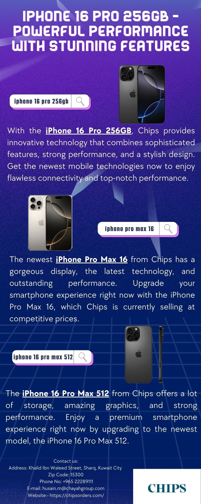 iPhone 16 Pro 256GB – Powerful Performance with Stunning Features
