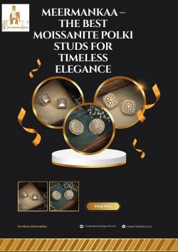 Meermankaa – The Best Moissanite Polki Studs for Timeless Elegance