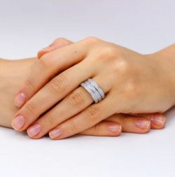 Single Row and Multi Row Diamond Rings – My Bridal Ring