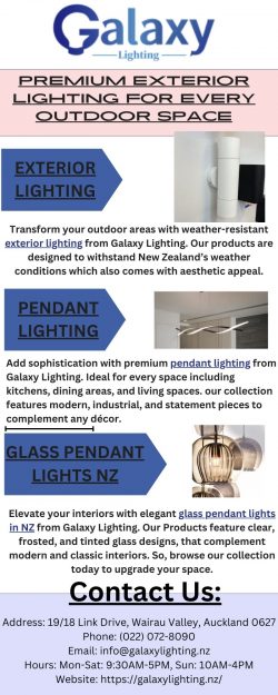 Premium Exterior Lighting for Every Outdoor Space