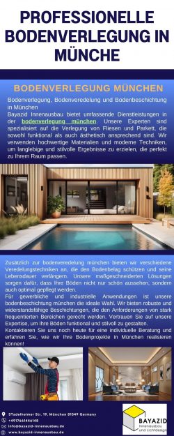 Professionelle Bodenverlegung in München