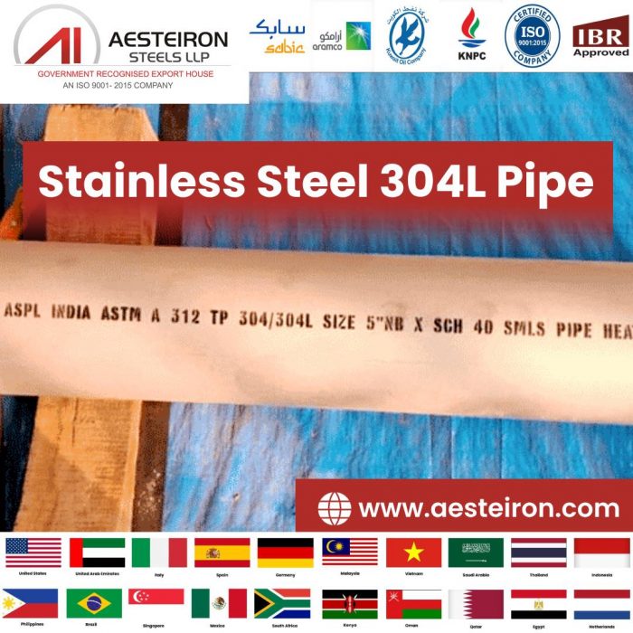 Stainless Steel 304L Pipe Manufacturer