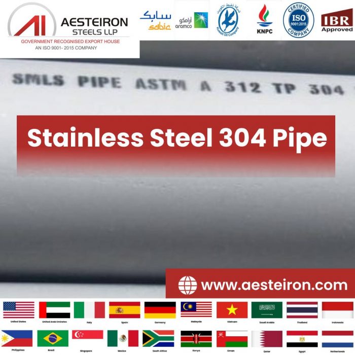 Stainless Steel 304 Pipe Manufacturer