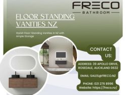 Stylish Floor-Standing Vanities in NZ with Ample Storage