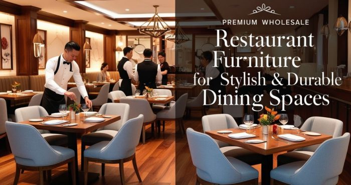 Premium Wholesale Restaurant Furniture for Stylish & Durable Dining Spaces