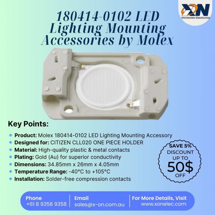 Upgrade Your LED Lighting with Molex 180414-0102! ?