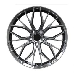 Racing Deep Dish Forged Wheel Two-Pieces Silver Lip Polishing Rim