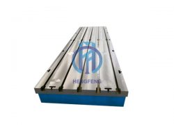 Cast Iron T slotted Bed Plate